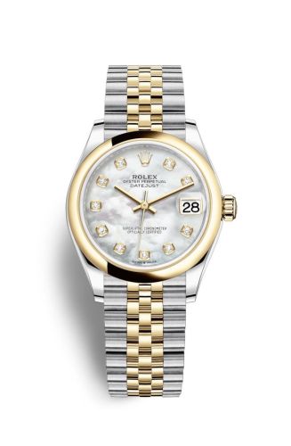 Rolex Datejust 31 Stainless Steel / Yellow Gold / Domed / MOP / Jubilee 278243-0028
