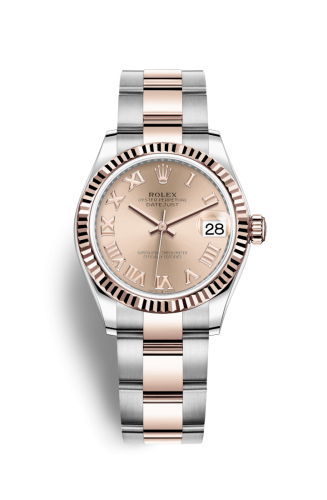 Rolex Datejust 31 Stainless Steel/ Rose Gold / Fluted / Rose - Roman / Oyster 278271-0005