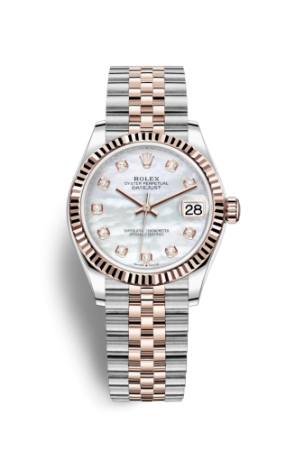 Rolex Datejust 31 Stainless Steel / Rose Gold / Fluted / MOP / Jubilee 278271-0026