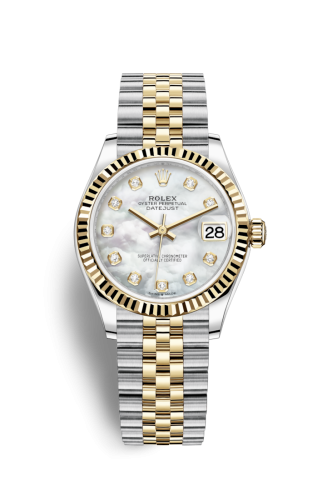 Rolex Datejust 31 Stainless Steel / Yellow Gold / Fluted / MOP / Jubilee 278273-0028
