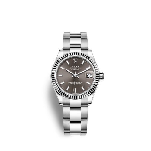 Rolex Datejust 31 Stainless Steel Fluted / Oyster / Grey 278274-0015