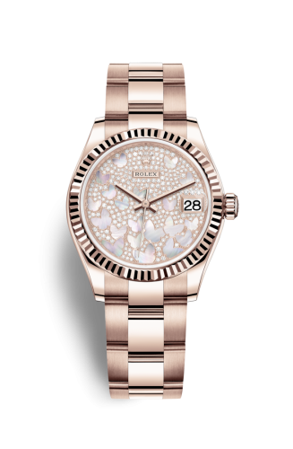 Rolex Datejust 31 Rose Gold / Fluted / Butterfly / Oyster 278275-0020