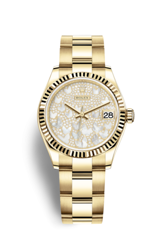 Rolex Datejust 31 Yellow Gold / Fluted / Butterfly / Oyster 278278-0021