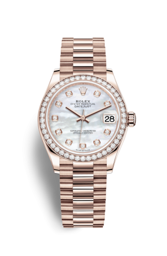 Rolex Datejust 31 Rose Gold / Diamond / MOP / President 278285RBR-0005