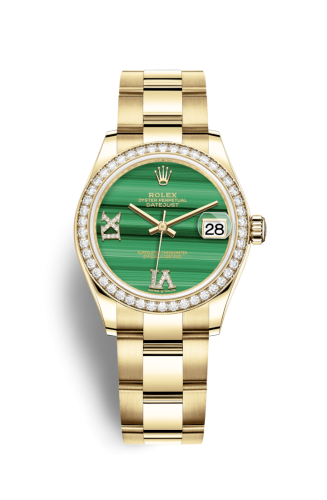 Rolex Datejust 31 Yellow Gold / Diamond / Malachite / Oyster 278288rbr-0003