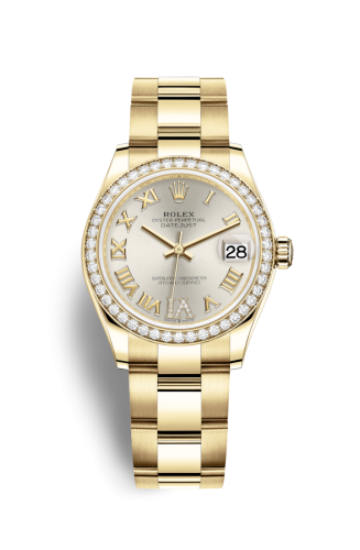 Rolex Datejust 31 Yellow Gold / Diamond / Silver - Roman / Oyster 278288rbr-0019