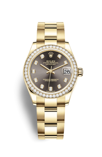 Rolex Datejust 31 Yellow Gold / Diamond / Grey - Diamond / Oyster 278288rbr-0029