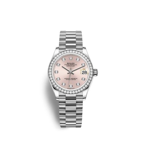 Rolex Datejust 31 White Gold Diamond / Pink - Diamond 278289RBR-0022