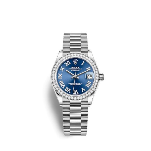 Rolex Datejust 31 White Gold / Diamond / Blue - Roman 278289RBR-0023