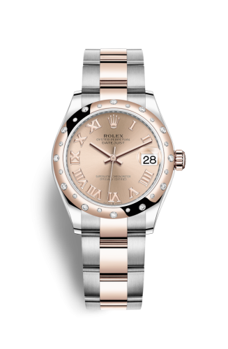 Rolex Datejust 31 Stainless Steel/ Rose Gold / Domed - Diamond / Rose - Roman / Oyster 278341RBR-0005