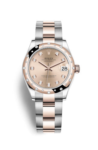 Rolex Datejust 31 Stainless Steel/ Rose Gold / Domed - Diamond / Rose - Diamond / Oyster 278341RBR-0023