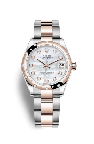 Rolex Datejust 31 Stainless Steel/ Rose Gold / Domed - Diamond / MOP / Oyster 278341RBR-0025