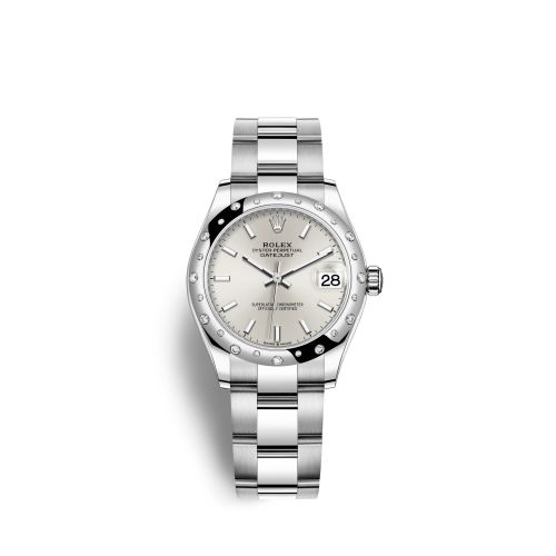 Rolex Datejust 31 Stainless Steel Domed Diamond / Oyster / Silver 278344RBR-0013