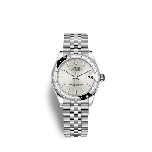 Rolex Datejust 31 Stainless Steel Domed Diamond / Jubilee / Silver 278344RBR-0014