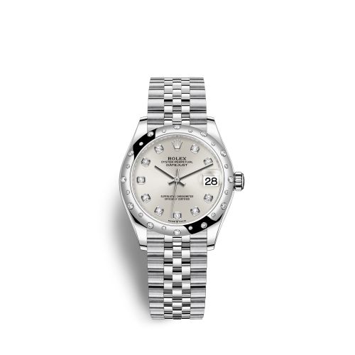 Rolex Datejust 31 Stainless Steel Domed Diamond / Jubilee / Silver - Diamond 278344RBR-0032