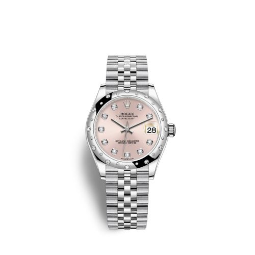 Rolex Datejust 31 Stainless Steel Domed Diamond / Jubilee / Pink - Diamond 278344RBR-0034