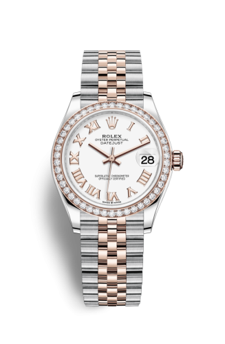 Rolex Datejust 31 Stainless Steel/ Rose Gold / Diamond / White - Roman / Jubilee 278381RBR-0004