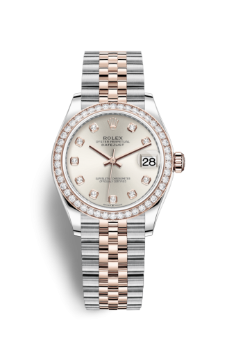 Rolex Datejust 31 Stainless Steel/ Rose Gold / Diamond / Silver - Diamond / Jubilee 278381RBR-0016