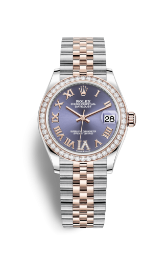 Rolex Datejust 31 Stainless Steel/ Rose Gold / Diamond / Aubergine - Roman / Jubilee 278381RBR-0020