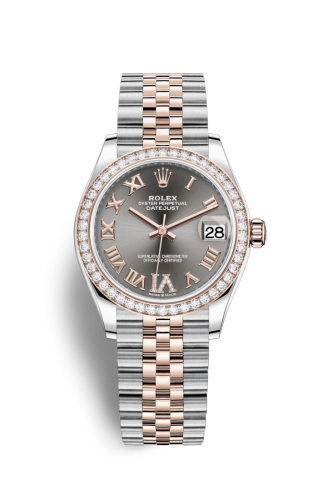 Rolex Datejust 31 Stainless Steel/ Rose Gold / Diamond / Grey - Roman / Jubilee 278381RBR-0030