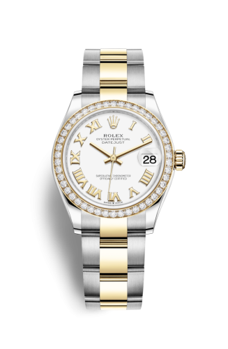 Rolex Datejust 31 Stainless Steel / Yellow Gold / Diamond / White - Roman / Oyster 278383RBR-0001