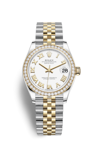 Rolex Datejust 31 Stainless Steel / Yellow Gold / Diamond / White - Roman / Jubilee 278383RBR-0002