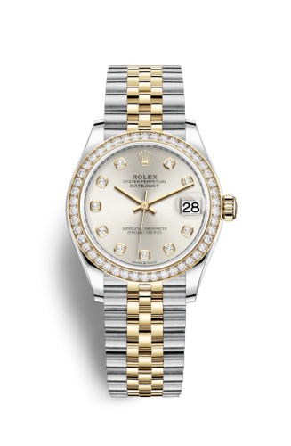 Rolex Datejust 31 Stainless Steel / Yellow Gold / Diamond / Silver - Diamond / Jubilee 278383RBR-0020