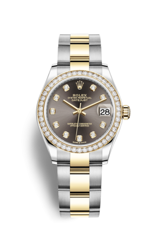 Rolex Datejust 31 Stainless Steel / Yellow Gold / Diamond / Grey - Diamond / Oyster 278383RBR-0021