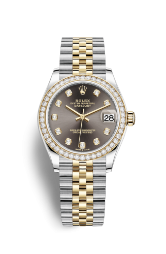 Rolex Datejust 31 Stainless Steel / Yellow Gold / Diamond / Grey - Diamond / Jubilee 278383RBR-0022