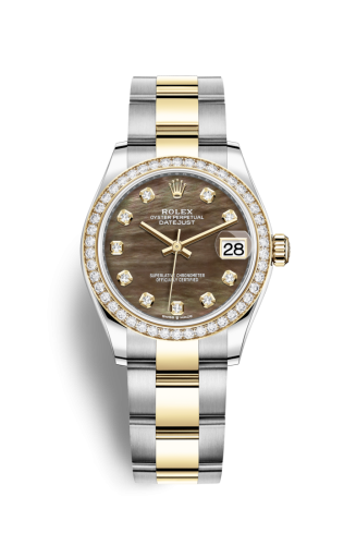 Rolex Datejust 31 Stainless Steel / Yellow Gold / Diamond / Black MOP / Oyster 278383RBR-0023
