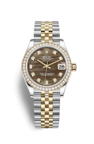 Rolex Datejust 31 Stainless Steel / Yellow Gold / Diamond / Black MOP / Jubilee 278383RBR-0024