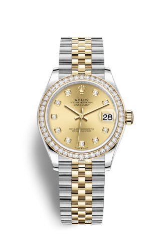 Rolex Datejust 31 Stainless Steel / Yellow Gold / Diamond / Champagne - Diamond / Jubilee 278383RBR-0026