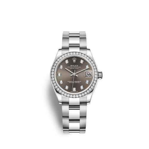 Rolex Datejust 31 Stainless Steel Diamond / Oyster / Grey - Diamond 278384RBR-0009