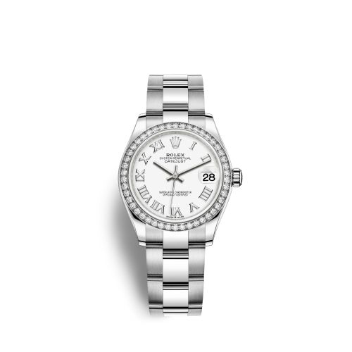 Rolex Datejust 31 Stainless Steel Diamond / Oyster / White - Roman 278384RBR-0013