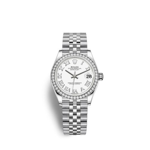 Rolex Datejust 31 Stainless Steel Diamond / Jubilee / White - Roman 278384RBR-0014