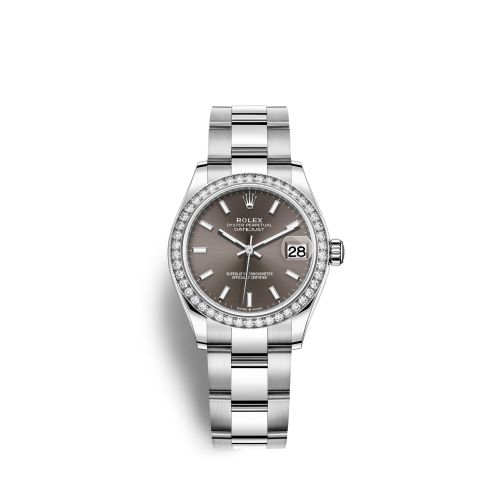 Rolex Datejust 31 Stainless Steel Diamond / Oyster / Grey 278384RBR-0019