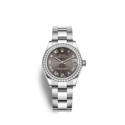 Rolex Datejust 31 Stainless Steel Diamond / Oyster / Grey - Roman 278384RBR-0025