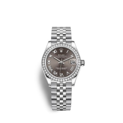 Rolex Datejust 31 Stainless Steel Diamond / Jubilee / Grey - Roman 278384RBR-0026