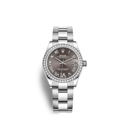 Rolex Datejust 31 Stainless Steel Diamond / Oyster / Grey - Roman 278384RBR-0031