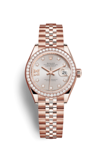 Rolex Lady-Datejust 28 Everose Diamond / Jubilee / Sundust Diamond 279135rbr-0004