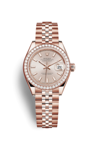 Rolex Lady-Datejust 28 Everose Diamond / Jubilee / Sundust 279135rbr-0007
