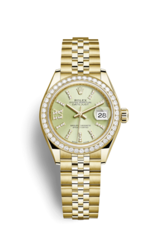 Rolex Lady-Datejust 28 Yellow Gold Diamond / Jubilee / Linden Diamonds 279138rbr-0004