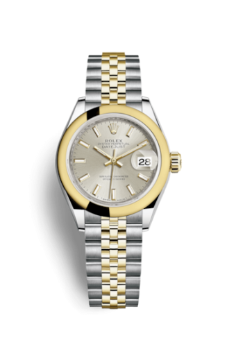 Rolex Lady-Datejust 28 Rolesor Yellow Domed / Jubilee / Silver 279163-0019