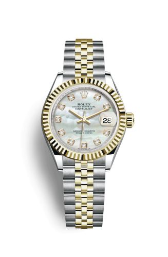 Rolex Lady-Datejust 28 Rolesor Yellow Fluted / Jubilee / MOP 279173-0013