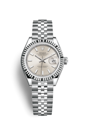 Rolex Lady-Datejust 28 Stainless Steel Fluted / Silver / Jubilee 279174-0005