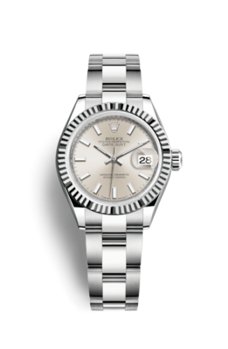 Rolex Lady-Datejust 28 Stainless Steel Fluted / Silver / Oyster 279174-0006