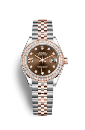 Rolex Lady-Datejust 28 Rolesor Rose Diamond / Jubilee / Chocolate Diamond 279381RBR-0003