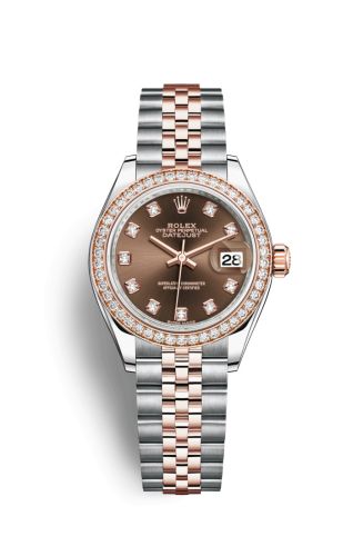 Rolex Lady-Datejust 28 Rolesor Rose Diamond / Jubilee / Chocolate Diamond 279381RBR-0011