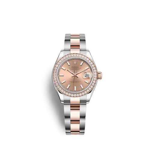Rolex Lady-Datejust 28 Stainless Steel / Rose Gold / Diamond / Rose / Oyster 279381RBR-0024
