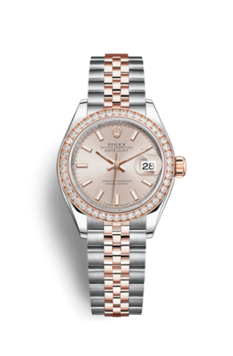 Rolex Lady-Datejust 28 Rolesor Rose Diamond / Jubilee / Sundust 279381rbr-0001
